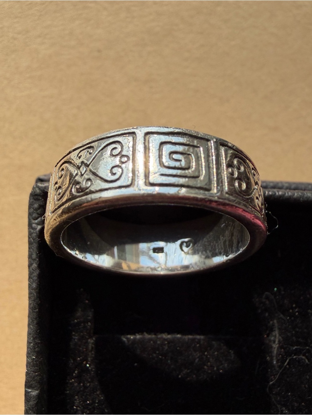 Brighton 925 Silver Patterned Band! Size 8! - Picture 4 of 7
